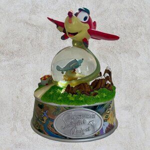 VERY RARE Disney 65th Anniversary Pedro Saludos Amigos Musical Snow Globe
